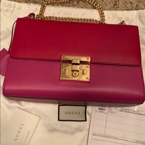 Gucci Linea C bicolor shoulder bag